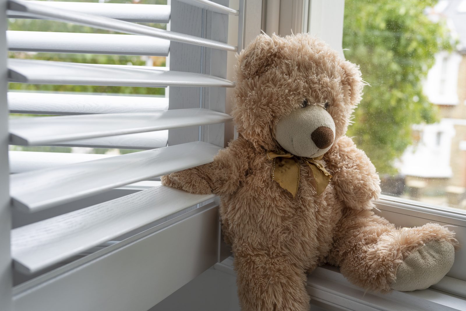 Nursery shutters fitted in an Ipswich family home
